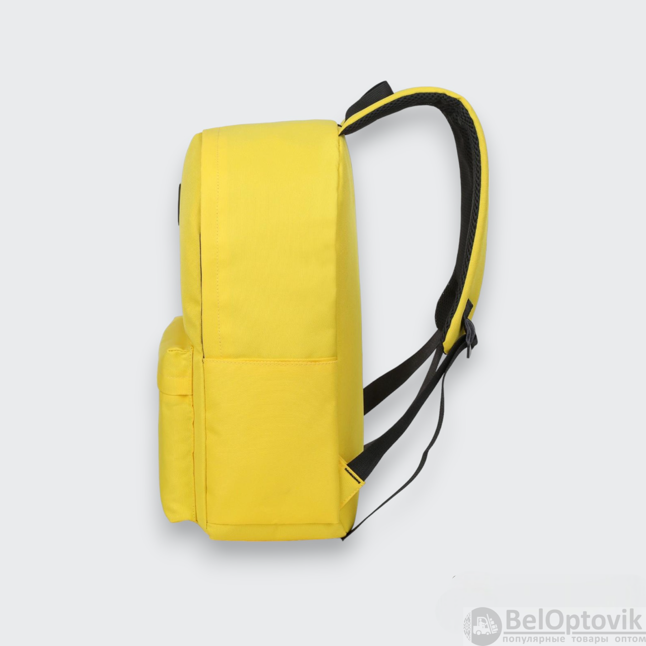 Городской рюкзак для ноутбука до 15,6", желтый / Экологичная водоотталкивающая ткань, стойкая к загрязнениям и царапинам